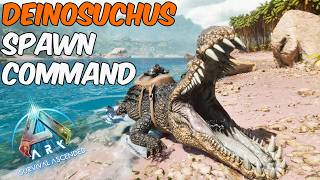 Deinosuchus Spawn Command ARK Survival Ascended How To Spawn Deniosuchus ASA [upl. by Brag]