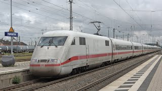 Treinen op station Ingolstadt Hbf  Zugverkehr in Ingolstadt Hbf [upl. by Irakab]