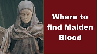 Where to Find Blood of a Maiden for White Faced Varre Questline in Elden Ring [upl. by Tomkiel]