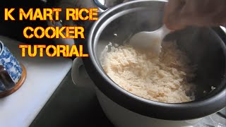 HOW TO COOK JASMINE RICE IN THE RICE COOKER [upl. by Nahttam]