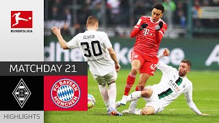 5GoalSpectacle  Borussia Mgladbach  Bayern München 32  Highlights  MD 21 – Bundesliga 2223 [upl. by Wehttam]