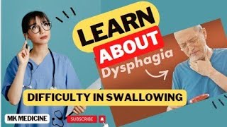 Dysphagia difficulty swallowingCauses treatment amp diagnosis dysphagiaMKmedicine esophagus [upl. by Nnylharas]