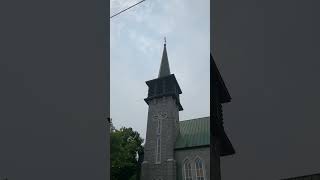 Cloches de l‘église du ChristRoi de Lévis Québec Canada [upl. by Merow]