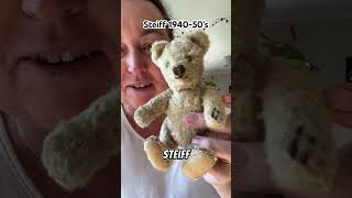 Is this your childhood bear This Steiff teddy bear from the 19401950’s is in exceptional condition [upl. by Cooper885]