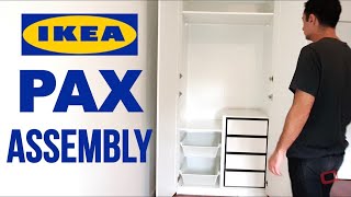 IKEA PAX Wardrobe Ideas Tour [upl. by Notsgnik]