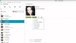 Skype Essentials for Windows Desktop How to Send an Instant Message [upl. by Thorin753]