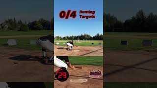 Pro Baseball Bunting Challenge 😮⚾ shorts baseball mlb baseballtips [upl. by Kleeman]