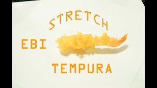 HOW TO STRAIGHTEN OR STRETCH SHRIMP FOR TEMPURA  NOBASHI EBI  天ぷらのエビ伸ばし [upl. by Aisaim655]