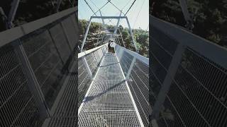 Crossing the 516 Arouca suspended bridge in Central Portugal [upl. by Antonie]