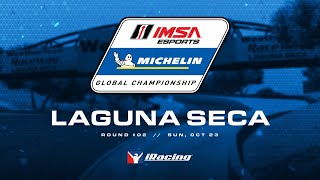 IMSA Esports Michelin Global Championship  Round 2  Laguna Seca [upl. by Anpas]