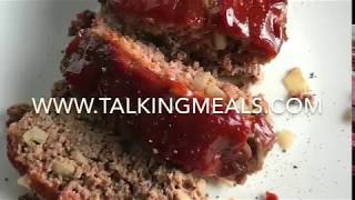 5 Ingredient Easy Meatloaf Video [upl. by Mariska]