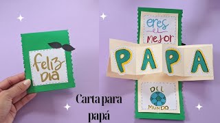 Tarjeta para el día del padre ✨💖 [upl. by Afihtan]