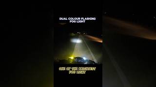 Dual colour flashing fog light Devi eyes light mt15 foglightforbikes youtubeshorts [upl. by Ainattirb781]