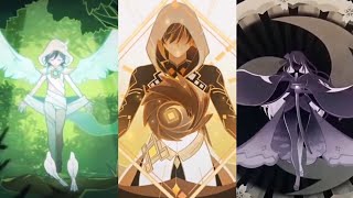 All archon cinematic cutscene Appearances story of god  Barbatos Morax Baal  Genshin impact [upl. by Nitsur537]