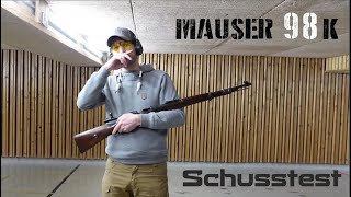 Mauser Karabiner 98k 8x57IS  Schusstest [upl. by Nart]