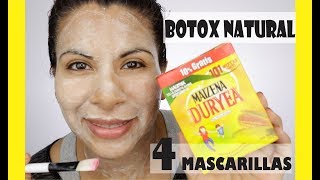 MASCARILLA DE MAIZENA CON EFECTO BOTOX Y ACLARANTE FACIAL [upl. by Anaidirib]