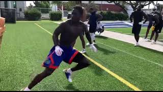 Cornerback press man drill  Punch n’ Go [upl. by Inessa]