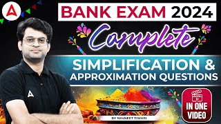 Complete Simplification amp Approximation for Bank Exam 2024  Maths by Navneet Tiwari [upl. by Kale998]