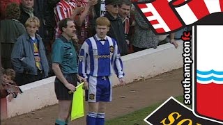 Halftime kit change  FLASHBACK Southampton 31 Manchester United 13th April 1996 [upl. by Krug]