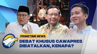 FULL KPU Tiadakan Debat Khusus Cawapres Kenapa [upl. by Esinehs777]