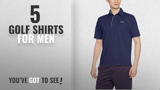 Top 10 Golf Shirts For Men 2018 Under Armour Mens Tech Polo Short Sleeve TShirt Midnight [upl. by Salomi941]