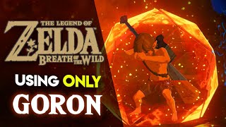 Can you BEAT Breath of the Wild using ONLY Goron Gear [upl. by Iadam]