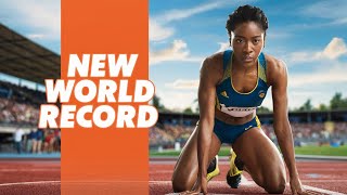 Rushell Clayton SMASHES 400mH WORLD RECORD at Jamaica Olympic Trials 2024 [upl. by Kronick]