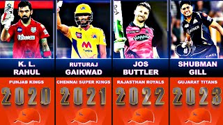 IPL Orange Cap Winners List From 20082023  Orange Cap Winners All Seasons of IPL  Shubman Gill [upl. by Oneladgam]