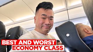 Which Airline has the Best and Worst Economy Class Seat [upl. by Minton]