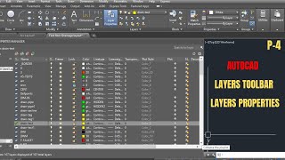 Layers in AutoCAD  Layers Toolbar  Layers Complete Tutorial  Layer Command  AutoCAD Layer Layer [upl. by Eivi]