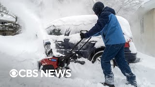 Massive winter storm hits much of the US [upl. by Aicileb]