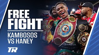 Haney Becomes Youngest Undisputed Champion Ever  George Kambosos vs Devin Haney 1  FREE FIGHT [upl. by Nadaha]