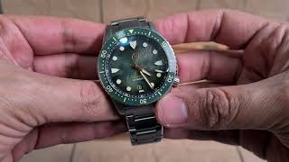 Reseña de un reloj Zelos Mako V3 Antique Green [upl. by Enailuj]