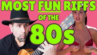 10 Insanely Fun 80s Riffs You Must Learn Now [upl. by Thgiwd142]