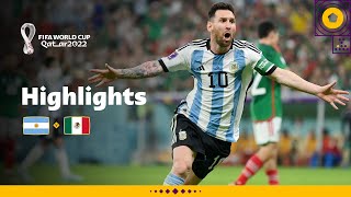 Messi magic sets up win  Argentina v Mexico  FIFA World Cup Qatar 2022 [upl. by Ardnas]