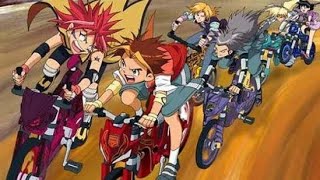 Idaten jump Amv sho flame Kaiser vs all Idaten bikes song get ready to fight by Beyblade series [upl. by Adehsar695]