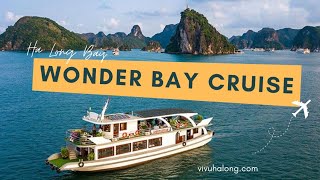 Wonder Bay Cruise Halong Bay 1 day tour for SMALL GROUP [upl. by Onafets14]