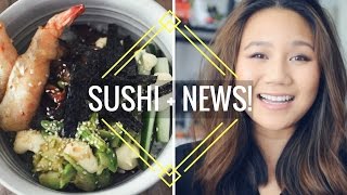 SUSHI BOWL RECIPE AND EXCITING NEWS  JENNIFER QUAN [upl. by Lebisor771]