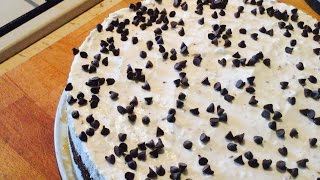 Cheesecake senza cottura alla vaniglia con base al cioccolato  no bake [upl. by Ute]