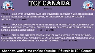 TCF CANADA  Correction Les photos sur le CV dune épreuve complète dExpression Écrite ✍✍ [upl. by Nahtnahoj]