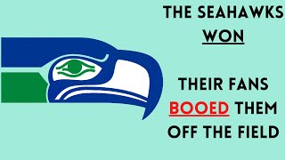 The STRANGEST FAN BEHAVIOR in Seattle Seahawks HISTORY  Bills  Seahawks 1989 [upl. by Annawahs484]