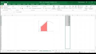 Mathe mit Excel  Integral Trapezmethode  Tutorial [upl. by Swithbert]