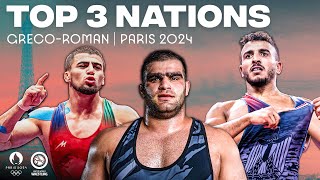 The best Greco Roman nations competing at the Paris 2024 Olympic Games [upl. by Euqinahc]