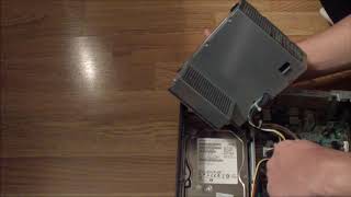 HP Elite 8300 Small Form Factor Power Supply Removal [upl. by Eluj]