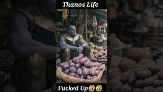 Thanos life after avenger 😂😂 thanos marvel worrior sadness finish [upl. by Sevart913]