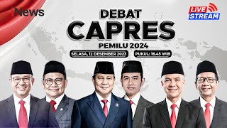 Live  Debat Pertama Calon Presiden Pemilu 2024 [upl. by Sumedocin]