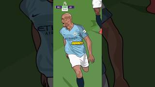 The moment Vincent Kompany scored the goal that WON Manchester City the Premier League Animated [upl. by Ludlow]