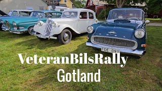 VeteranBilsRally Gotland 23 [upl. by Ecnarepmet]