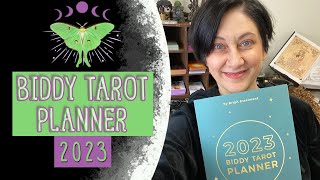 Biddy Tarot Planner 2023 walk through  GIVEAWAY [upl. by Kcirded]