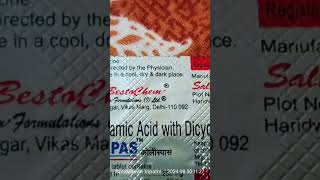 Mefenamic acid and dicyclomine hydrochloride tablets ip  Get complete information in this video [upl. by Yanahc748]